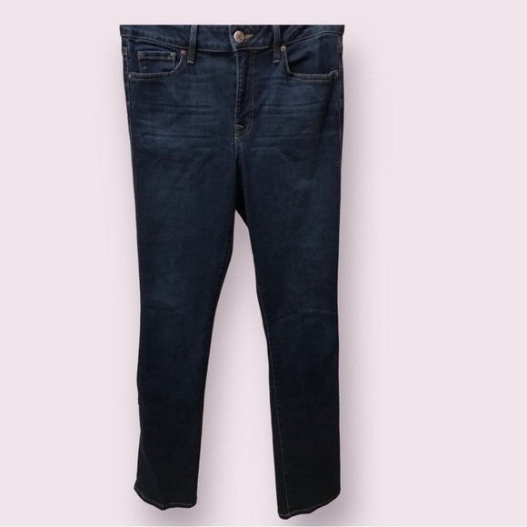 Level 99 Womens Bootcut Mid Rise Dark Cove Wash Whiskering Stretch Jeans Size 30 - Picture 1 of 16